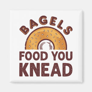 Bagels Nahrung Magnet