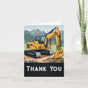 Bagger Baumaschinen Bagger Geburtstag Dankeskarte