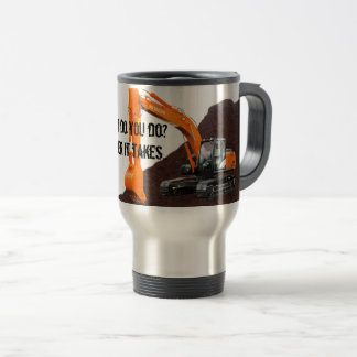 Bagger-Betreiber-Reise-Tasse Reisebecher