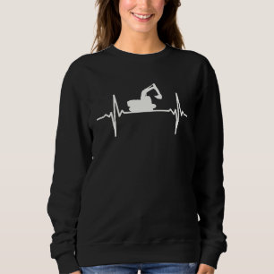 Bagger Herzschlag  Kleidung Puls Baustelle S Sweatshirt