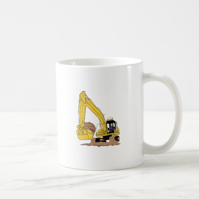 Bagger Kaffeetasse (Rechts)