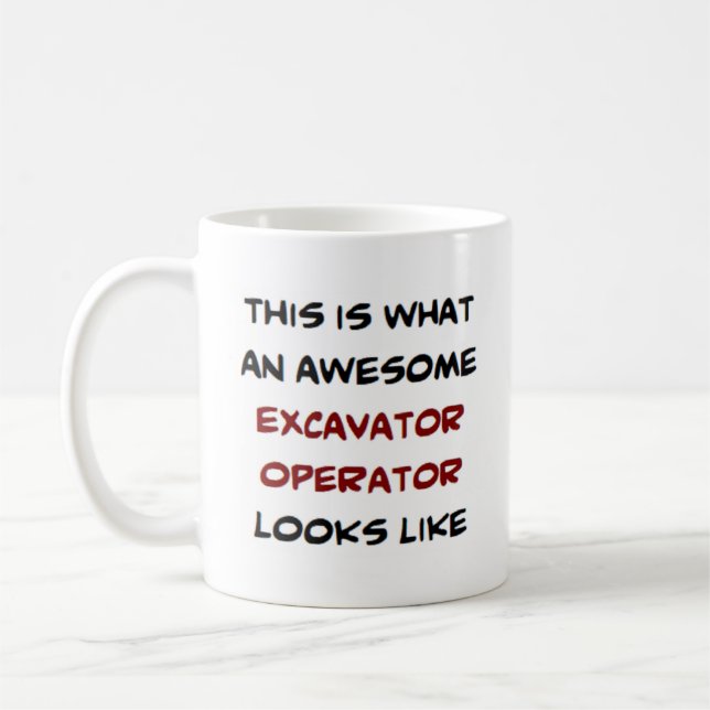 Bagger, phantastisch kaffeetasse (Links)