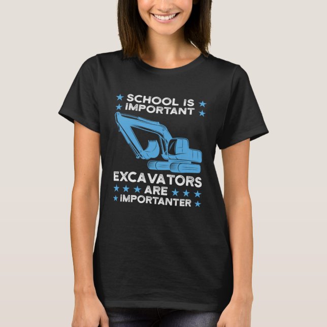 Bagger sind wichtige Bagger T-Shirt (Vorderseite)