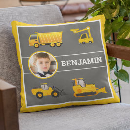 Baggerbagger Foto Kids Room Kissen