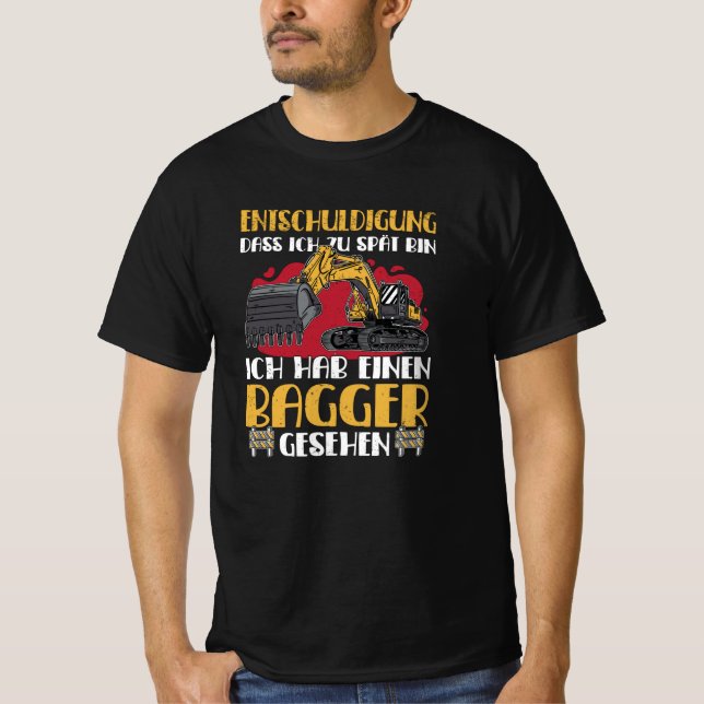 Baggerbagger T-Shirt (Vorderseite)
