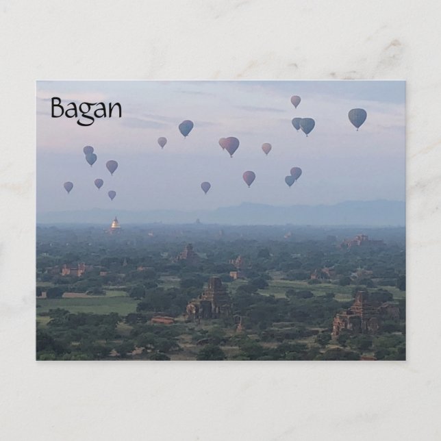 Baggerballons Postkarte (Vorderseite)