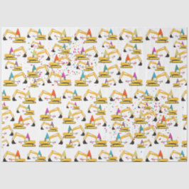 Baggerbaumuster für LKW-Party Seidenpapier