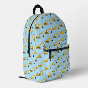 Baggerbauschule für Lkw-Boys Bedruckter Rucksack