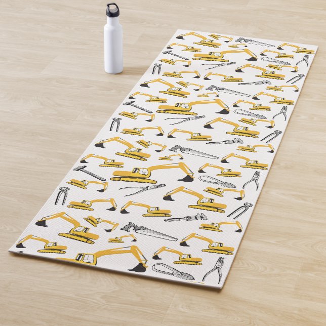 Baggerbauweise Yogamatte (Beispiel)