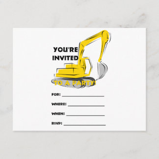 Baggereinladung Einladung