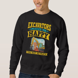 Baggerfahrer-Fernbedienung Baggermaschine R Sweatshirt