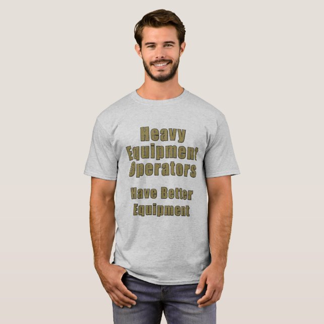 Baggerfahrer T-Shirt (Vorne ganz)