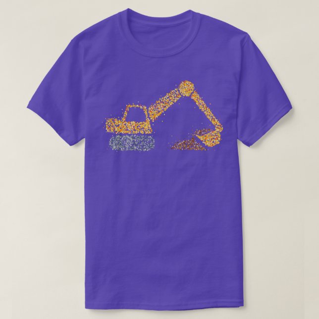 Baggerfahrer T-Shirt (Design vorne)