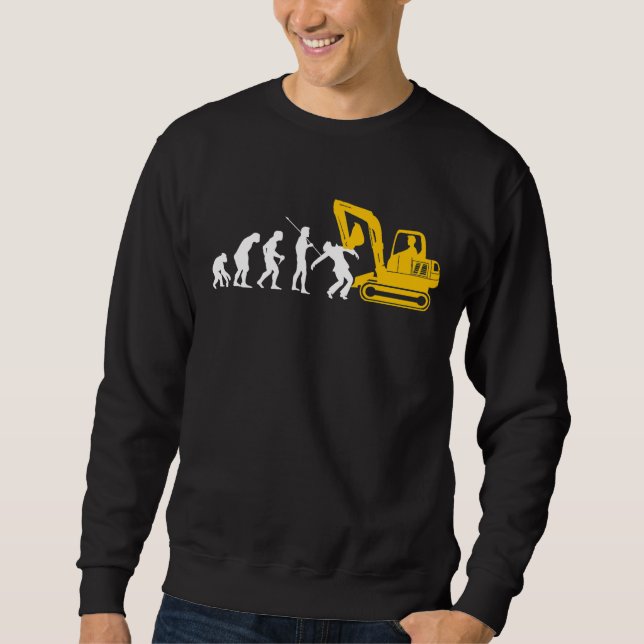 Baggerführerhandbuch Sweatshirt (Vorderseite)