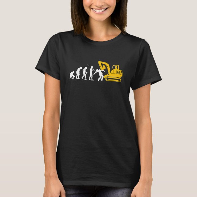 Baggerführerhandbuch T-Shirt (Vorderseite)