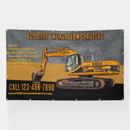 Baggergrabungsdienstleistungen-Auftragnehmer anpas Banner
