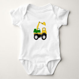 Baggerlastwagen Baby Strampler