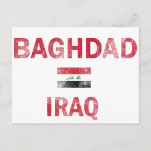 Baghdad Iraq Designs Postkarte
