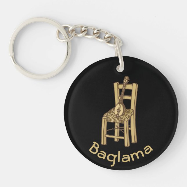 Baglama zum Schlüsselanhänger der Vorsitzenden (Vorderseite)