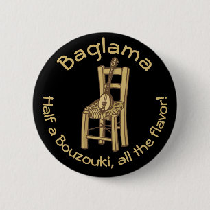 Baglama zum Schlüsselanhänger der Vorsitzenden Button