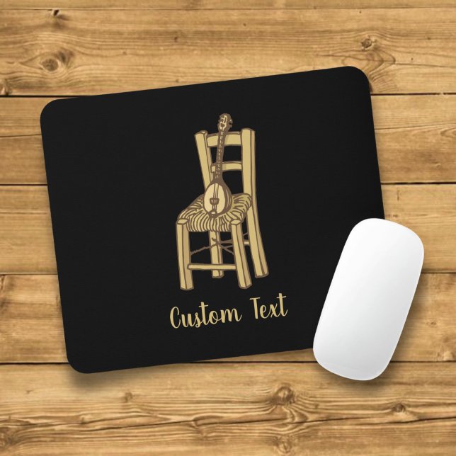 Baglama zum Vorsitzenden Mousepad (Von Creator hochgeladen)