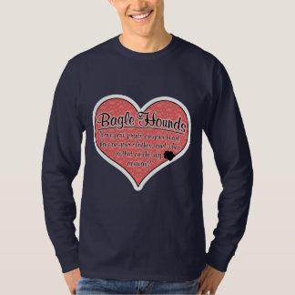 Bagle Jagdhund-Tatze druckt Hunde Humor T-Shirt