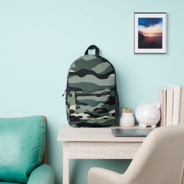 Bagpack - Armee - grün Bedruckter Rucksack (InSitu)