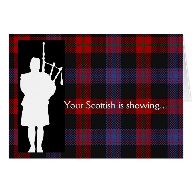 Bagpier de la fête du Tartan (Devant horizontal)