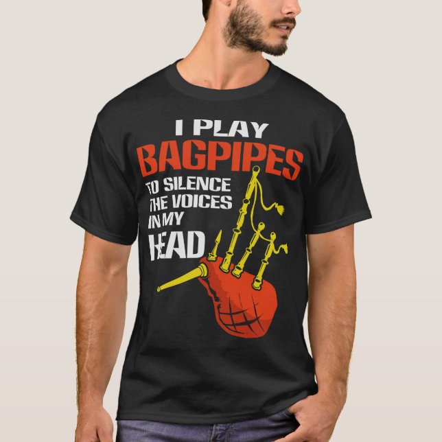 Bagpipe Bagpiper S2 (76) T-Shirt (Vorderseite)