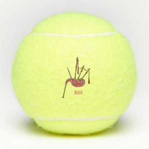 Bagpipe Cartoon Illustration Tennisbälle