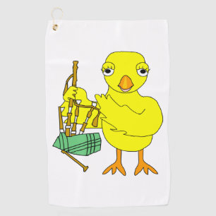 Bagpipe Chick Golfhandtuch