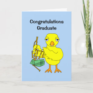 Bagpipe Chick Karte