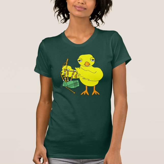 Bagpipe Chick T-Shirt (Vorderseite)