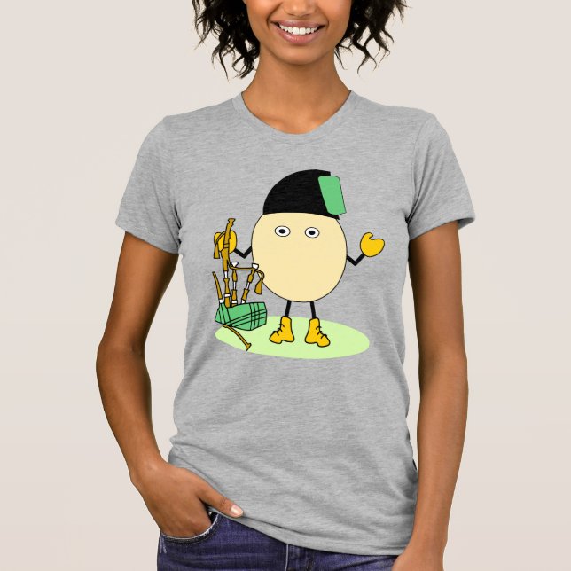 Bagpipe Egghead T - Shirt (Vorderseite)