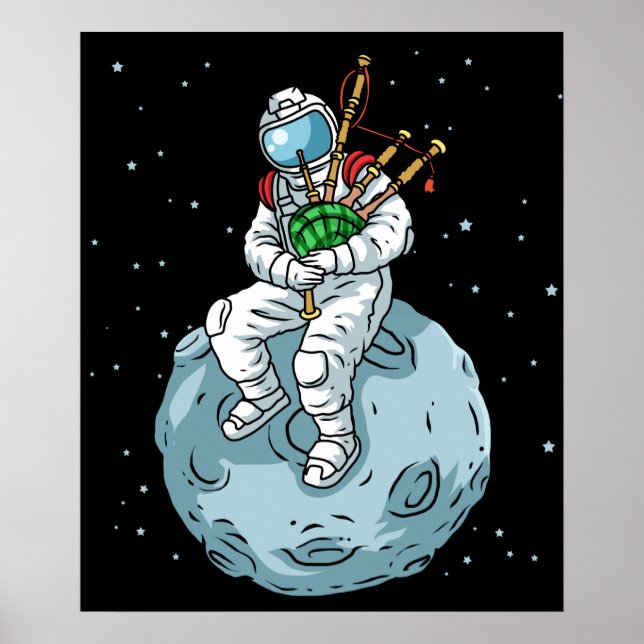 Bagpipe Gift Men Scottish Bagpipe Music Bagpipe Poster (Vorne)