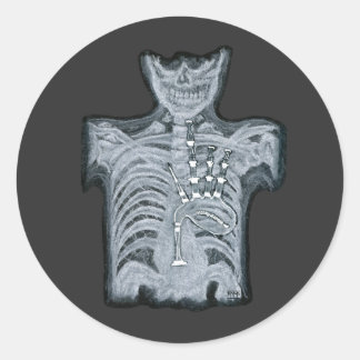 Bagpipe in deinem Herzen - Scottish Ed. Aufkleber