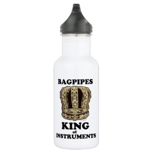 Bagpipe King of Instruments Edelstahlflasche
