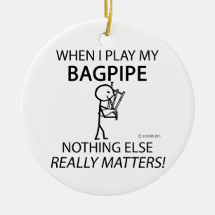 Bagpipe Nichts anderes zählt Keramik Ornament