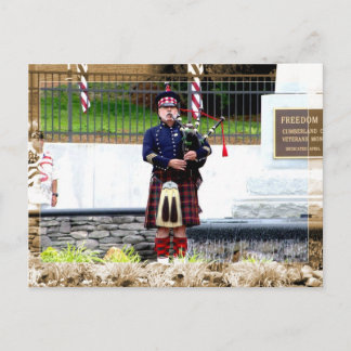 Bagpipe Postkarte