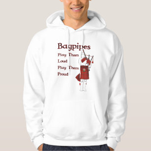 Bagpipe spielt sie laut hoodie