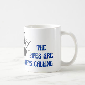 Bagpipe-Tasse - die Rohre nennen immer Kaffeetasse