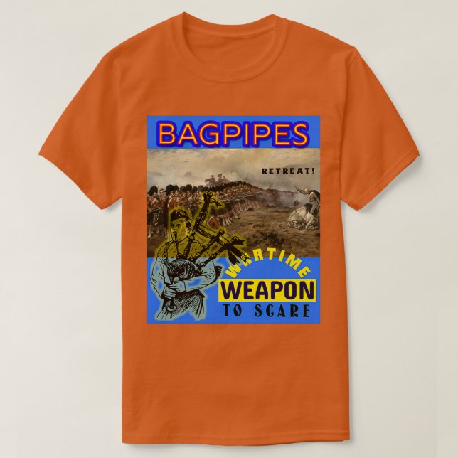 Bagpipe Weapon of War 1 T-Shirt (Design vorne)