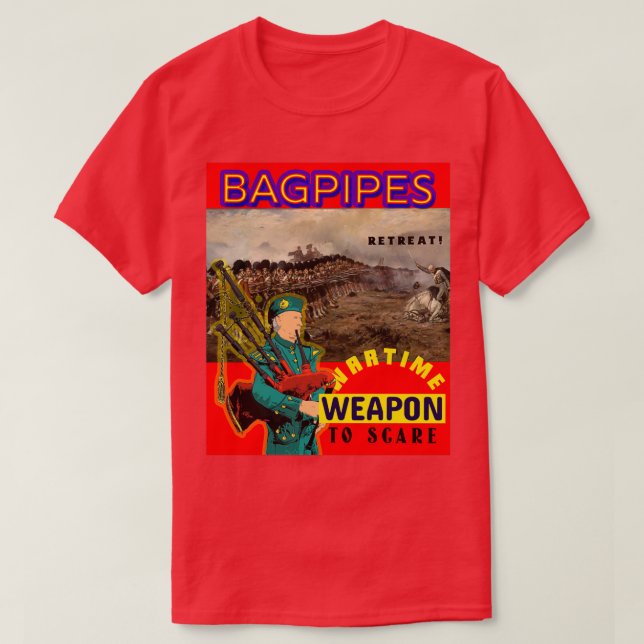 Bagpipe Weapon of War 4 T-Shirt (Design vorne)