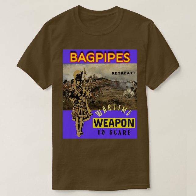 Bagpipe Weapon of War 8 T-Shirt (Design vorne)