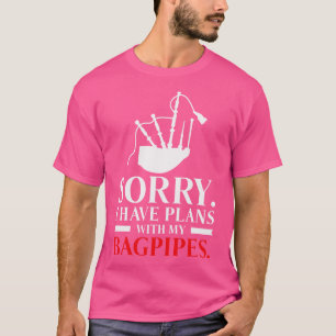 Bagpiper Bagpiping Bagpipe Scotsman Musician Play T-Shirt