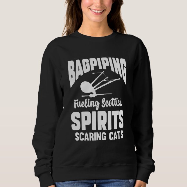 Bagpiper Bagpiping Thing Scotsman Musician Scottis Sweatshirt (Vorderseite)