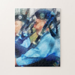 Bagpiper Closeup