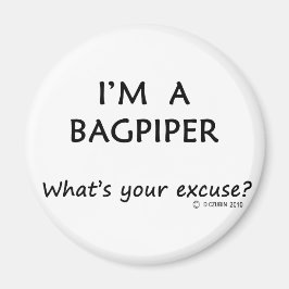 Bagpiper Entschuldigung Magnet