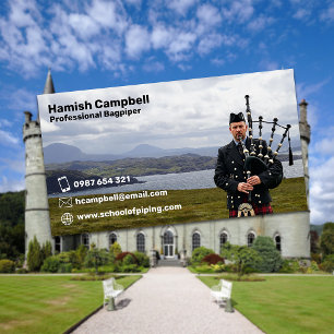 Bagpiper School Visitenkarte