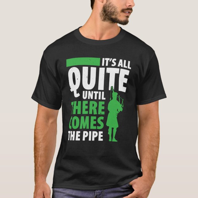 Bagpipes For Bagpiperist Bagpipe Player Bagpiping  T-Shirt (Vorderseite)